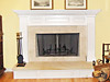 A white Stafford in a classic livingroom