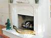 A white Prestige completes a white fireplace