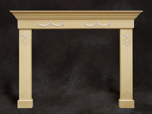 The Hillcrest surround in unfinished MDF