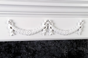 The Lawrence Surround, painted white